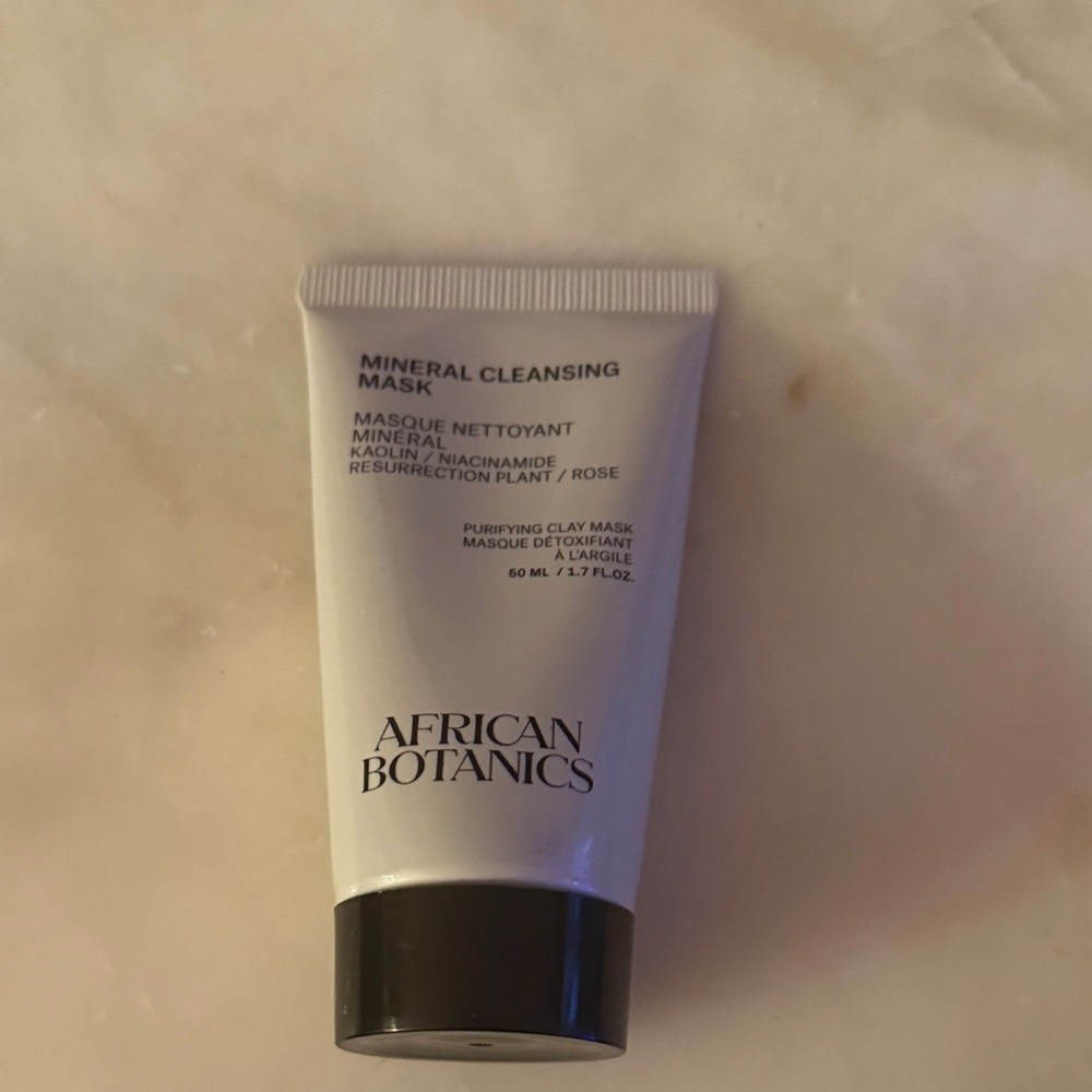 African Botanics Mineral Cleansing Mask - Black and White